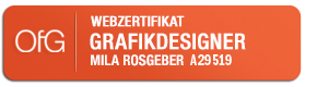 OfG Webzertifikat Grafikdesigner Mila Rosgeber